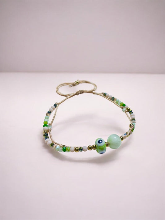 Pulsera turco verde cerámica
