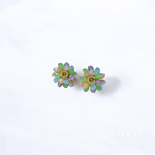 Aretes Mini Flowers Pasteles