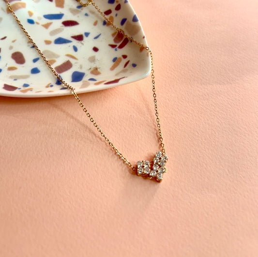 Collar corazón luz
