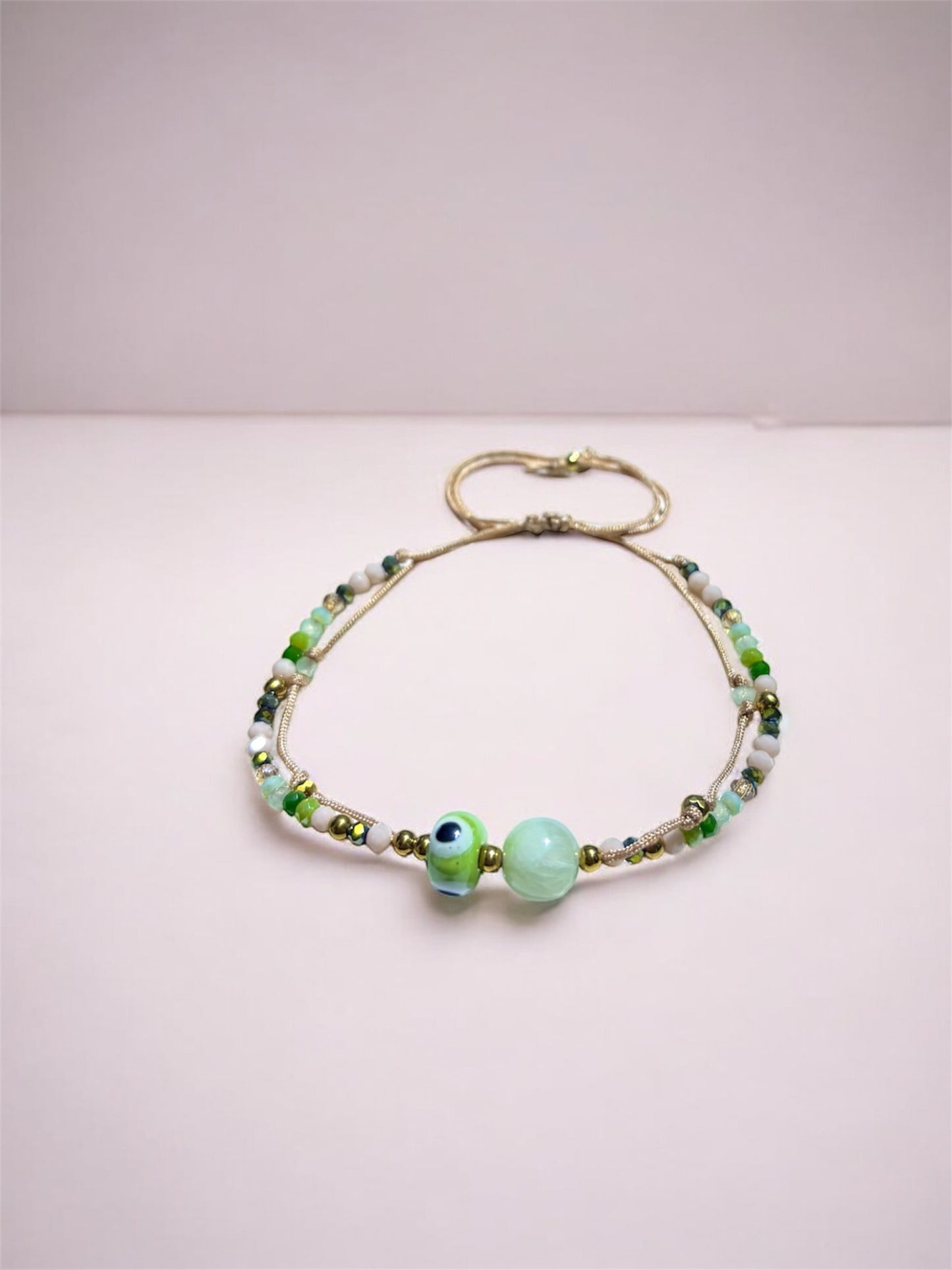 Pulsera turco verde cerámica