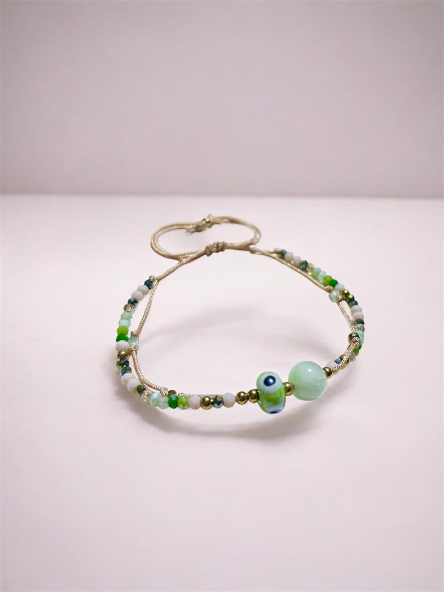 Pulsera turco verde cerámica